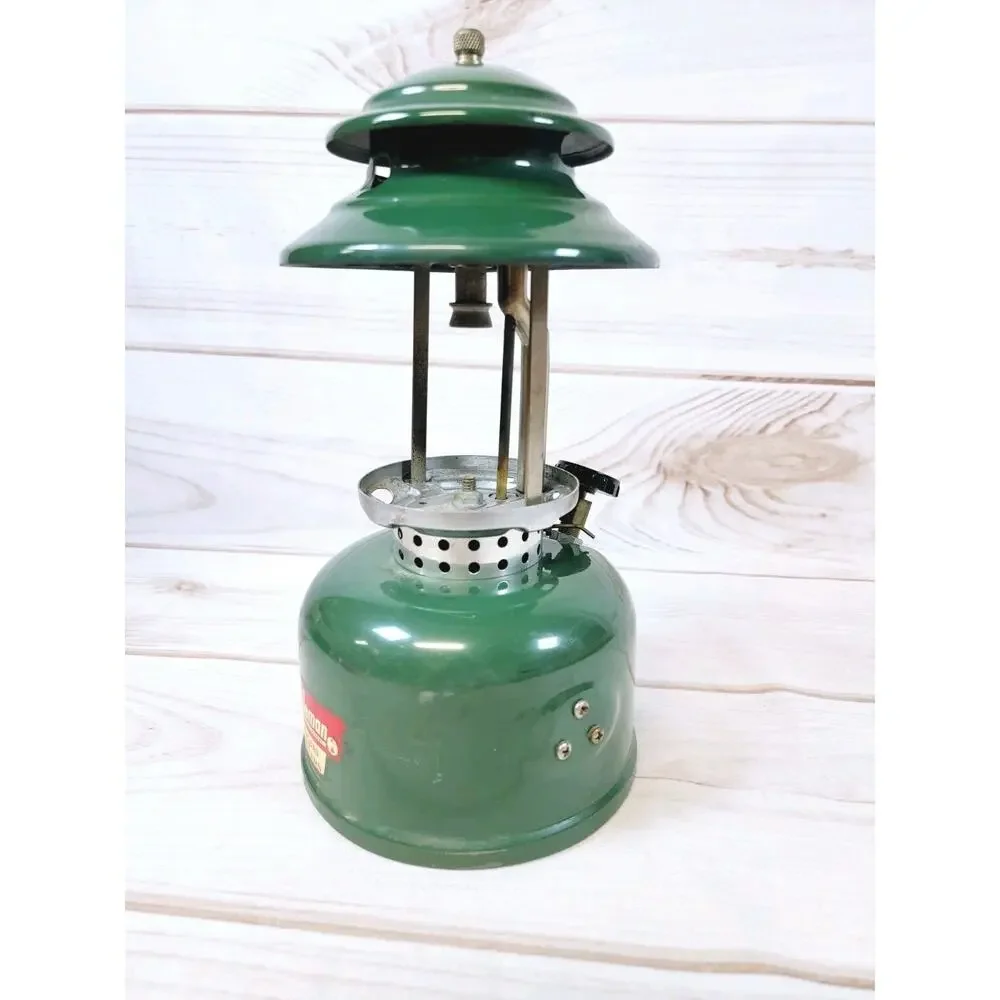 Vintage Coleman 5120 LP Gas Lantern Green 1968 No Globe